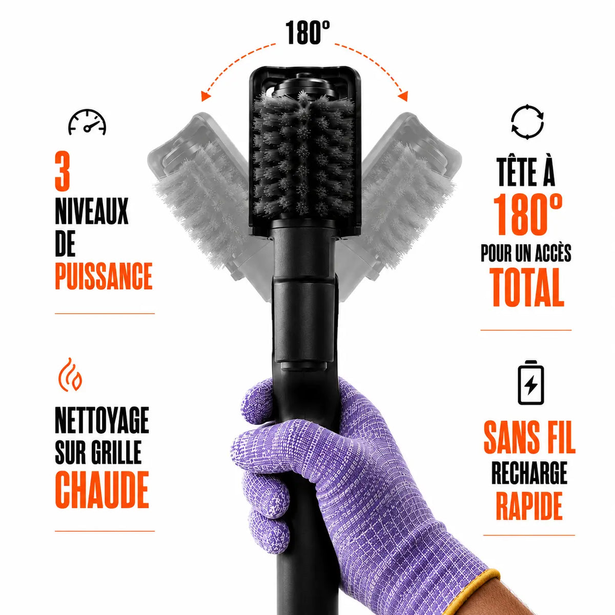 Bison Cyclone | Brosse motorisée