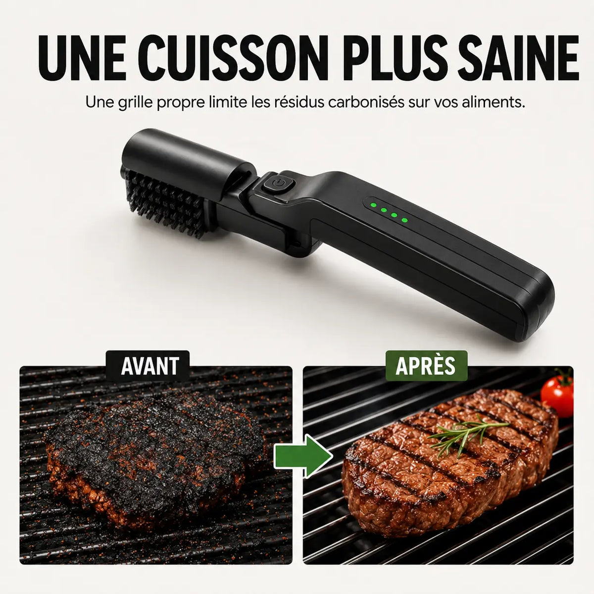 Bison Cyclone | Brosse électrique motorisée